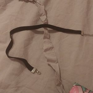 Black velvet choker